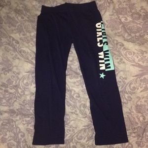 "girls win" sweatpants